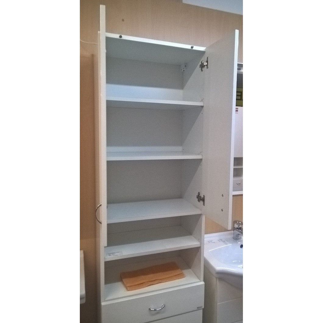 PROV50K Naturel Keramia Pro 190 x 50 x 33 cm prostostoječa visoka kopalniška omarica