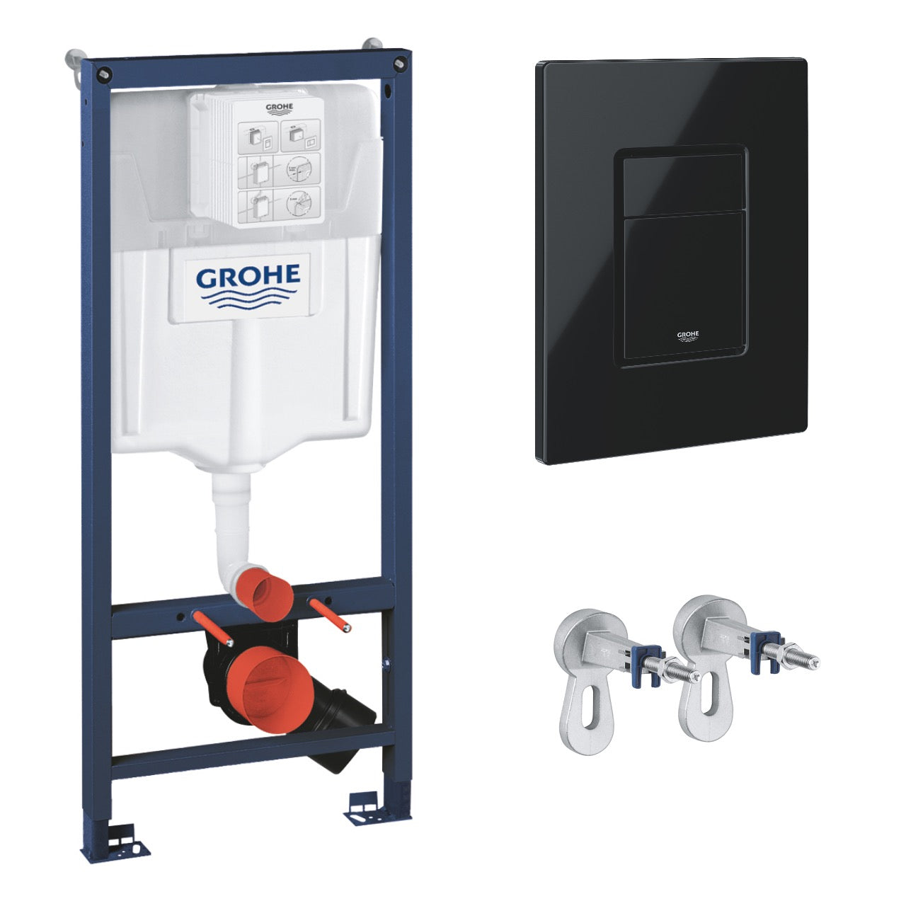 39940000 Grohe Rapid SL set 3 v 1 podometni splakovalnik za WS školjko