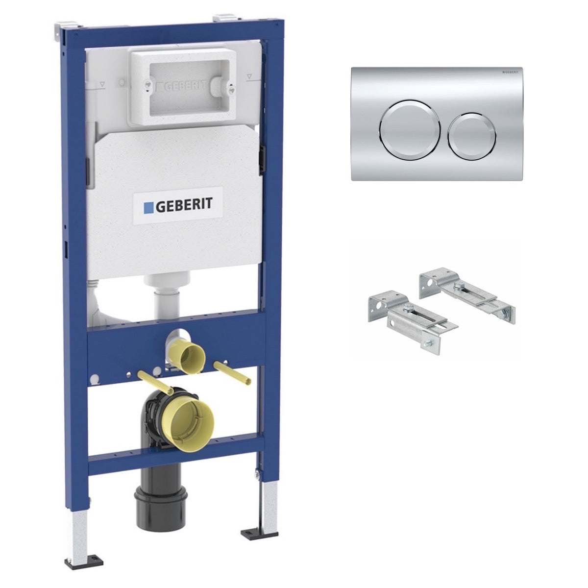 458.134.21.2 Geberit Duofix Delta komplet s tipko Delta20