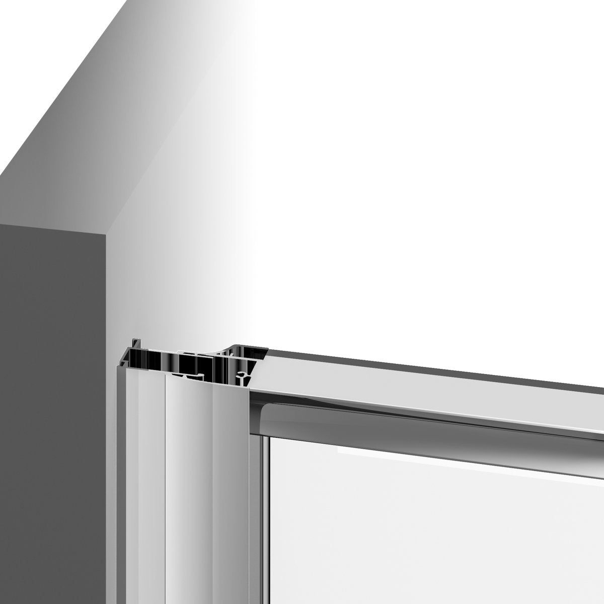 376AA300Z1 Ravak Pivot 100 x 100 polkrožna tuš kabina črna