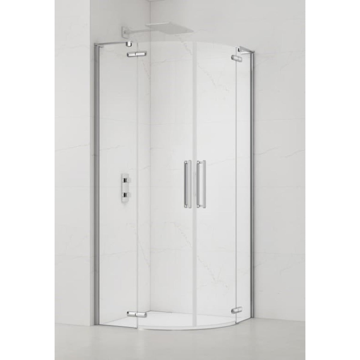 SATTGS90CRT SAT TGD NEW 90 x 90 polkrožna tuš kabina