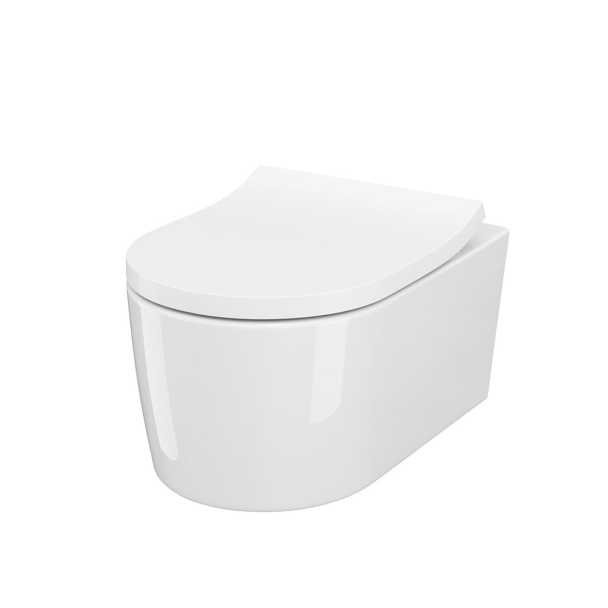 S701-419 Cersanit Inverto viseča brezrobna WC školjka z WC desko s počasnim zapiranjem