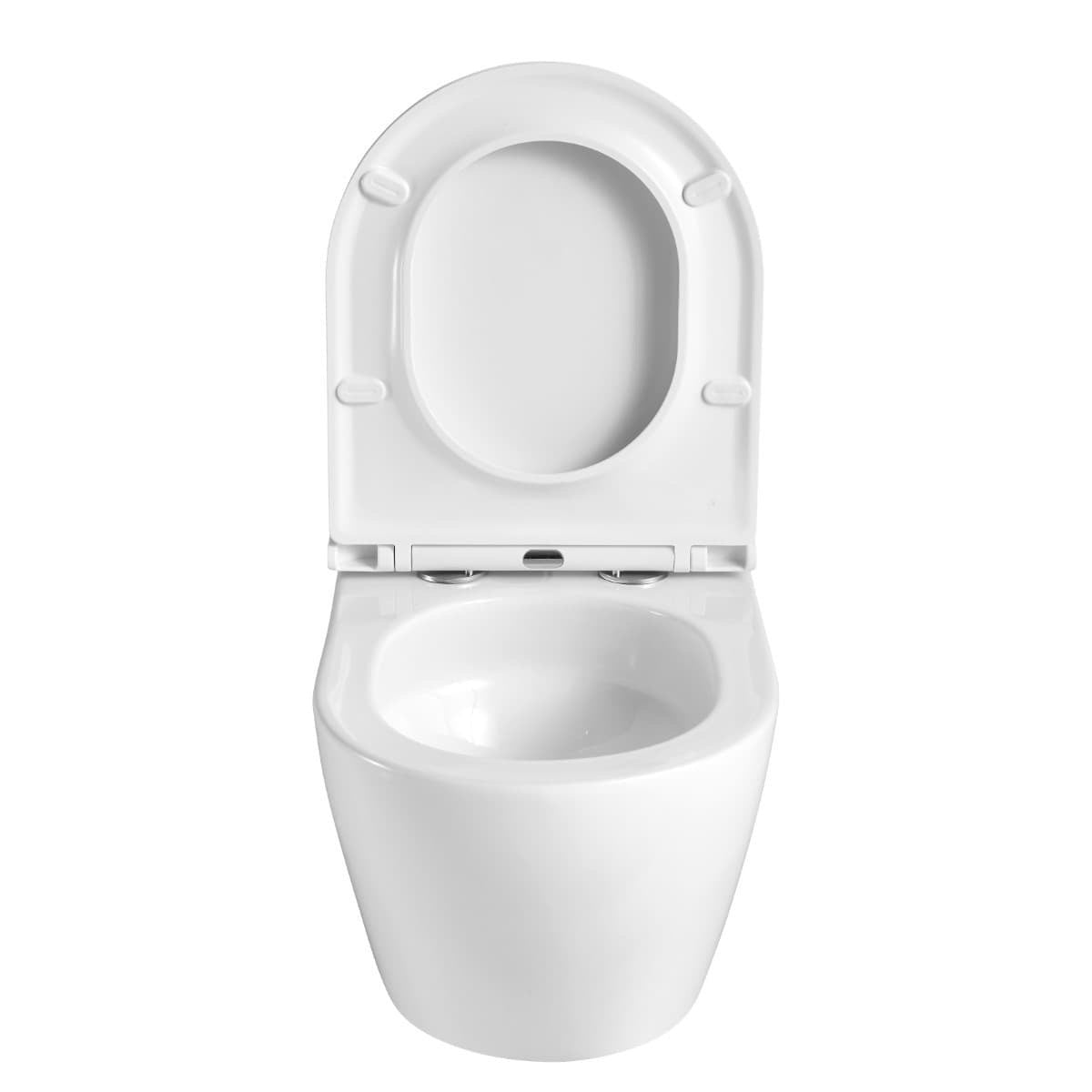 SAT67010RTORP SAT viseča brezrobna WC školjka z WC desko s počasnim zapiranjem