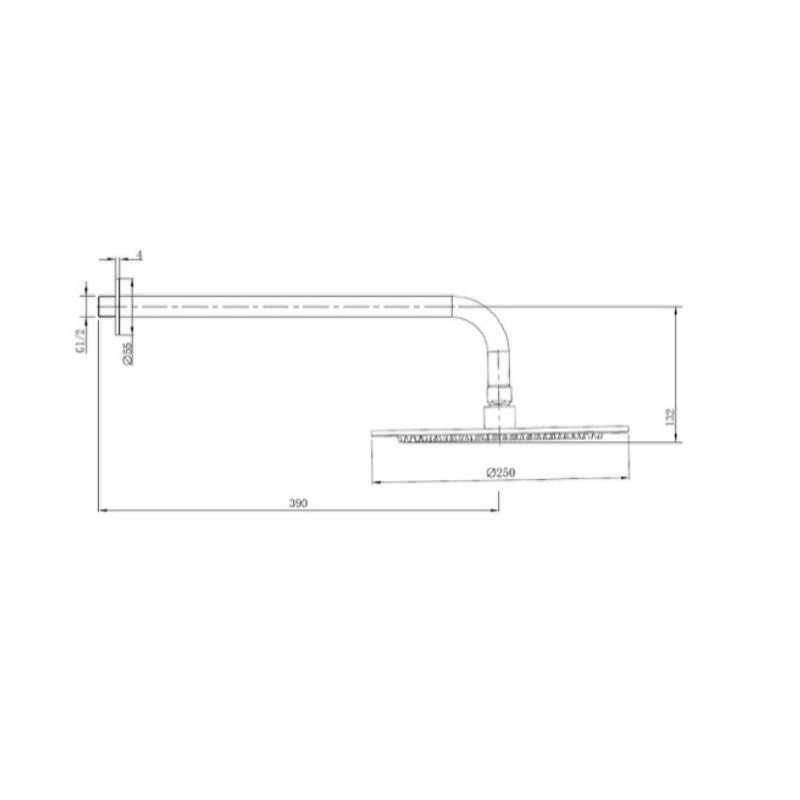 SATBSHSBGSET SAT Aurum 250 nadglavna prha