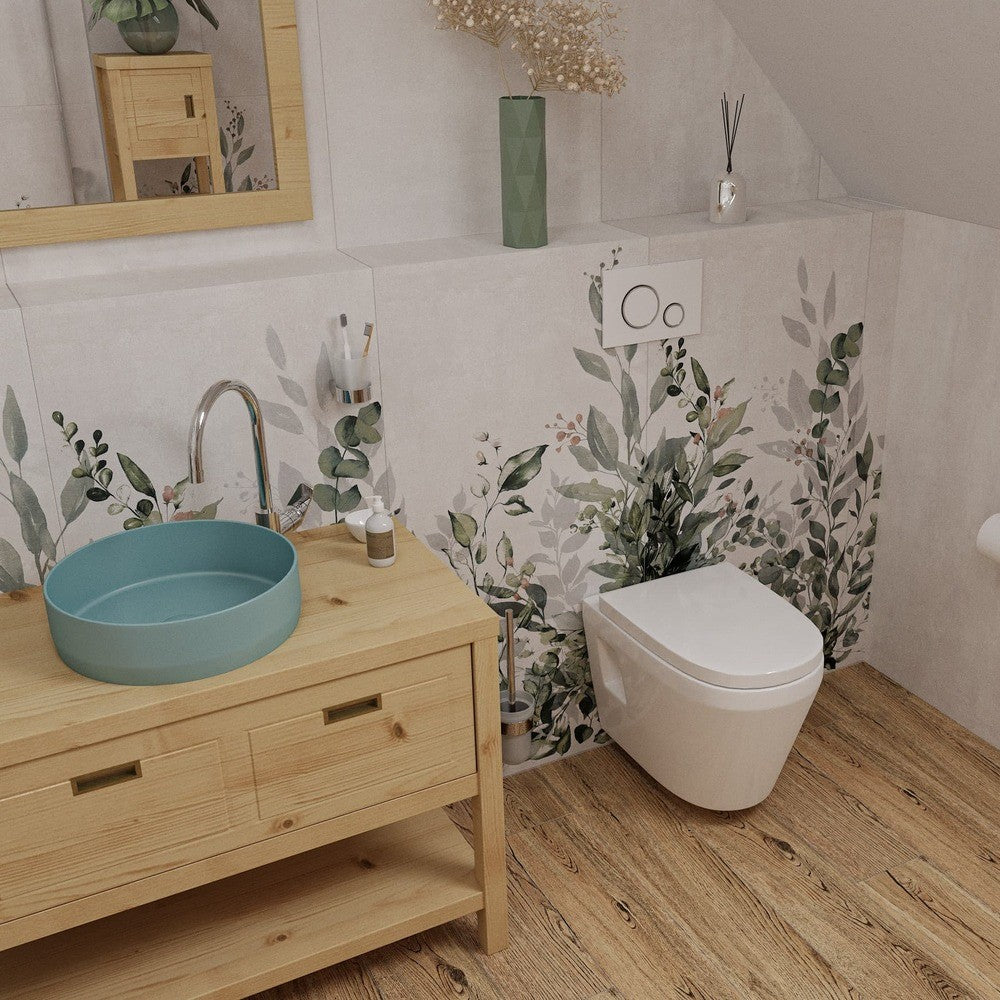 COUNTRY90ZBUMNA Naturel Country 90 x 72,5 x 51 cm masivna omarica za umivalnik retro izgleda