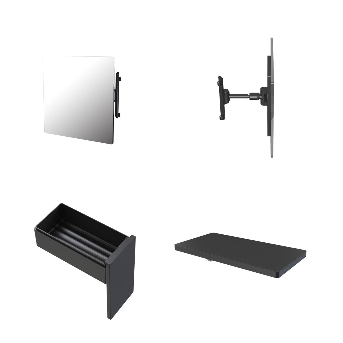 SATBWI80MRPRDOPLC SAT Walk-in 80 cm tuš stena z dodatki