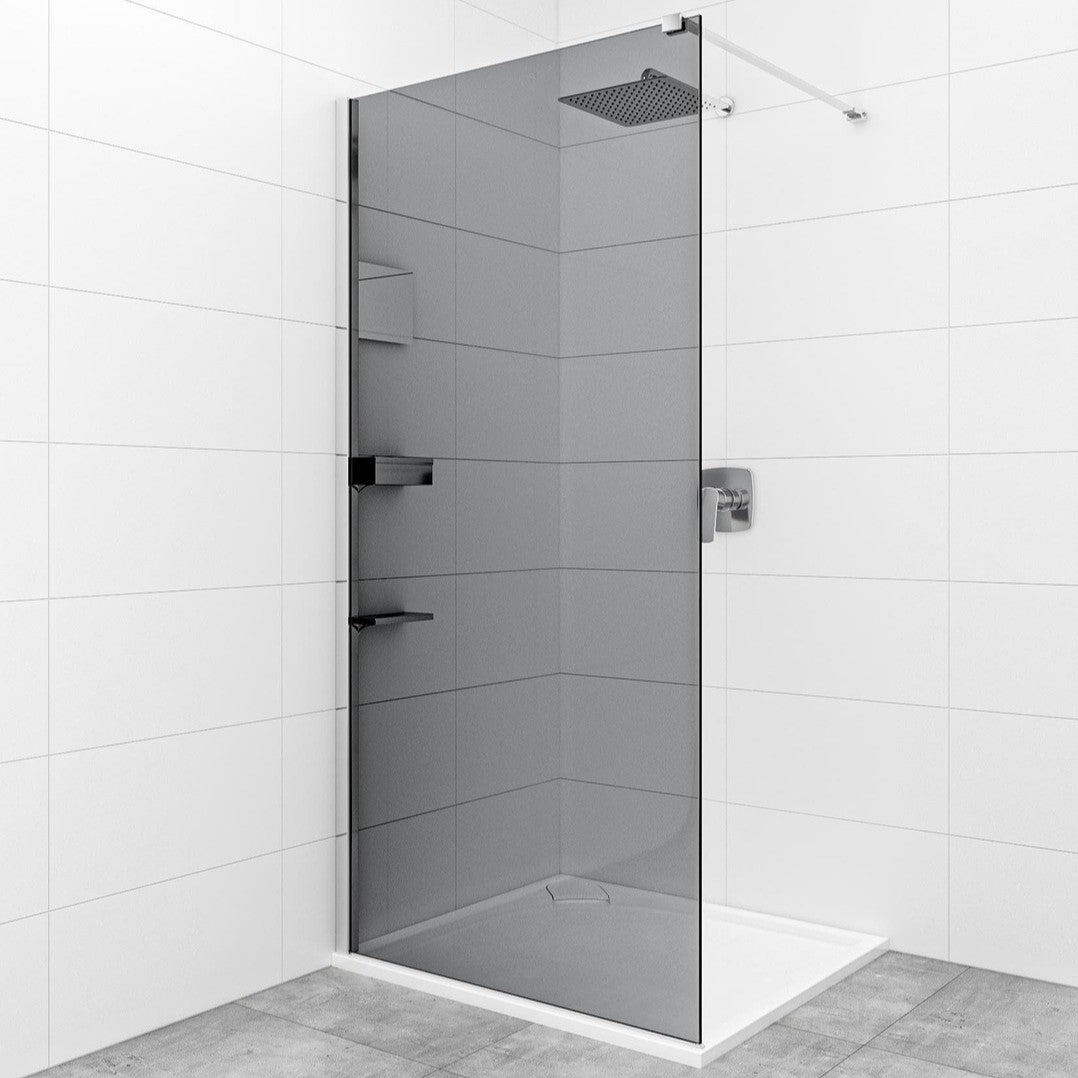 SATBWI90KSPRDOPL SAT Walk-in 90 cm tuš stena z dodatki