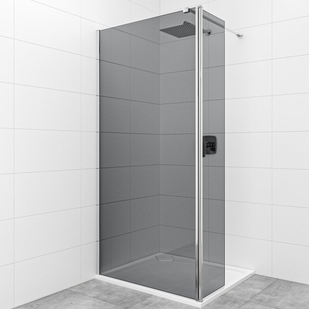 SATBWI110KSPRROZ SAT Walk-in 110 cm tuš stena z delno zaporo