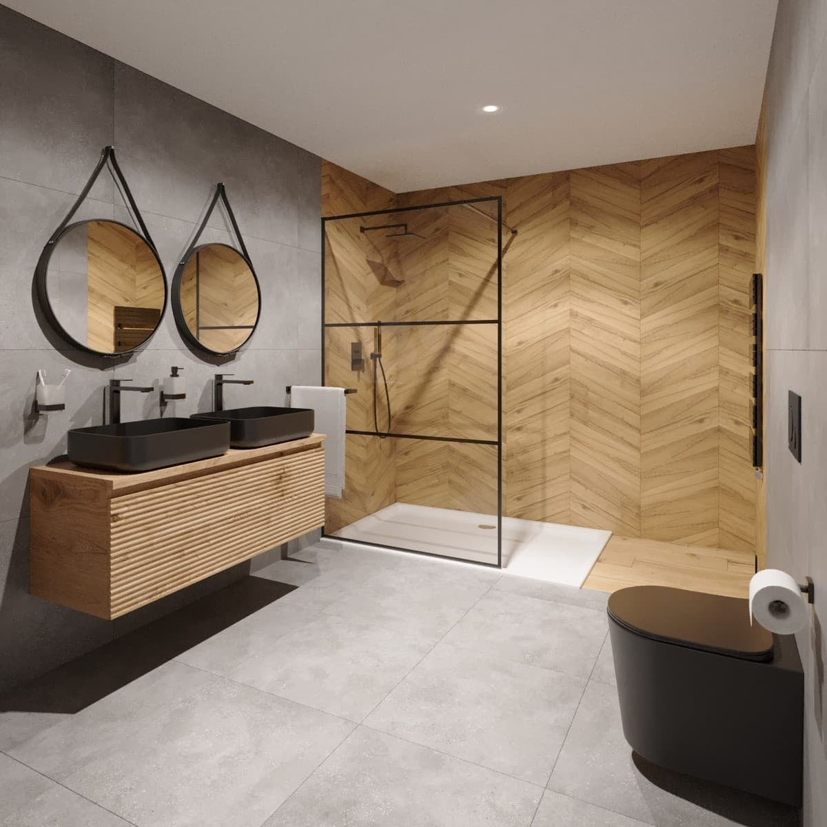 SATBWI90CPPRC SAT Walk-in 90 tuš stena