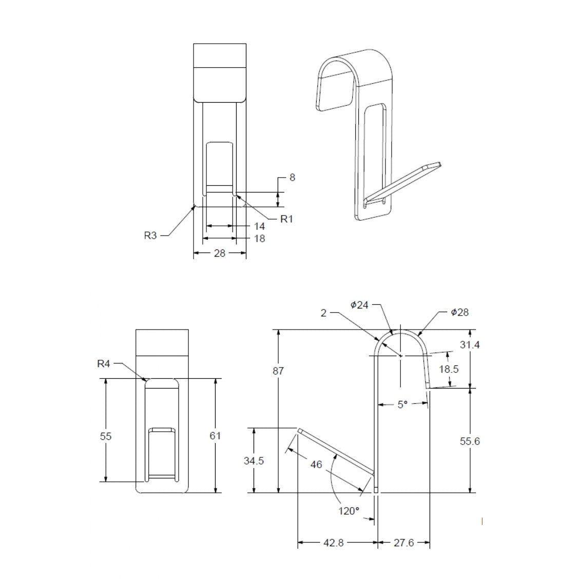 SATDHACEKRAD24CH SAT kljukica za radiator