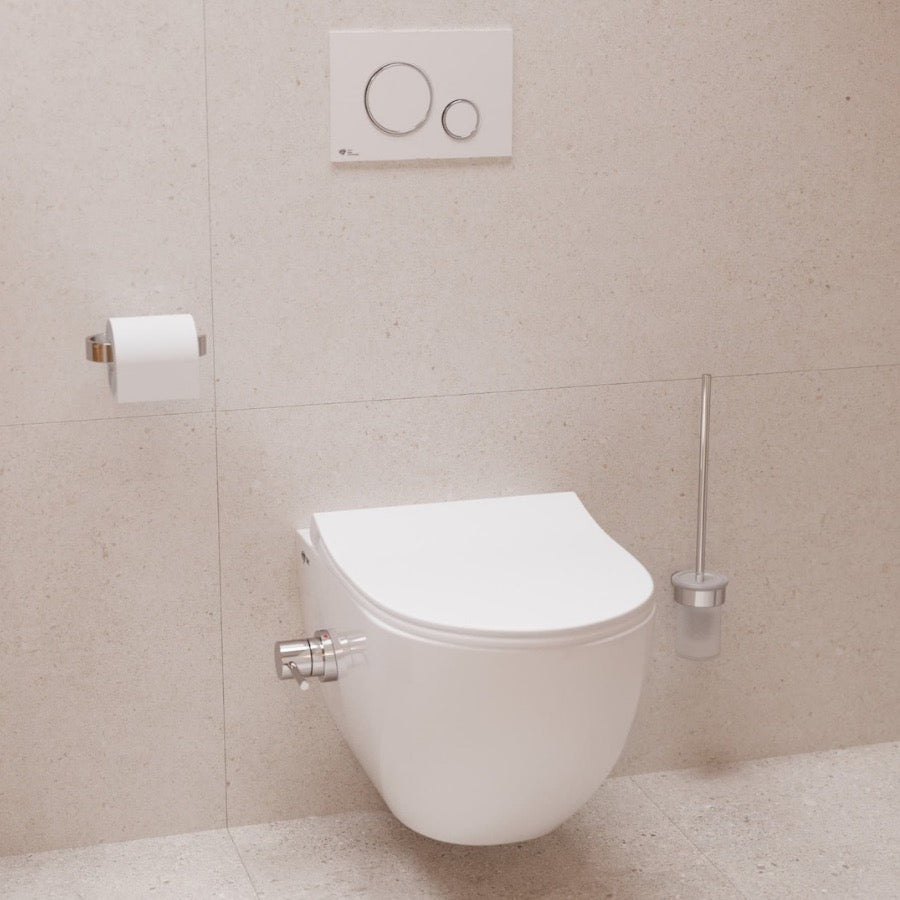 SATINF011RREXPBFC SAT Infinitio WC školjka s funkcijo bide in WC desko s počasnim zapiranjem