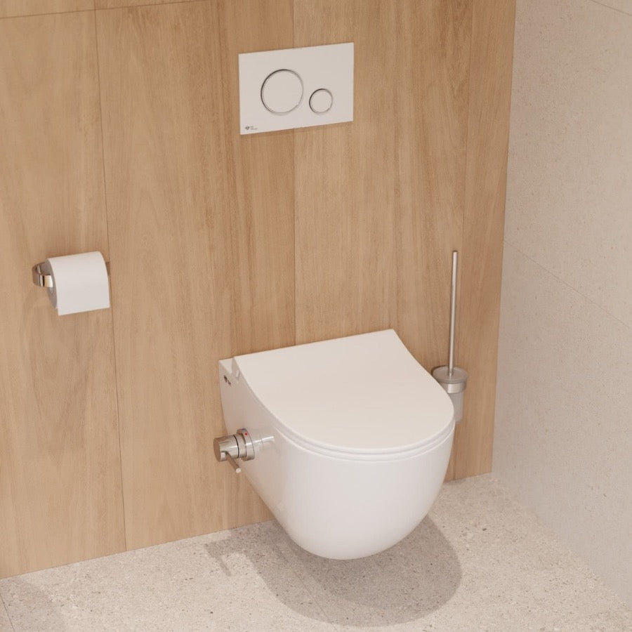 SATINF011RREXPBFC SAT Infinitio WC školjka s funkcijo bide in WC desko s počasnim zapiranjem