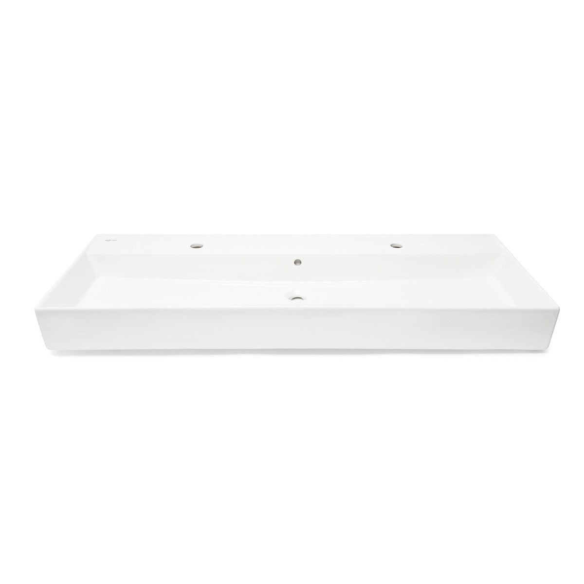 SATINF12046 SAT Infinitio 121 x 47 cm dvojni keramični umivalnik z 2 odprtinama