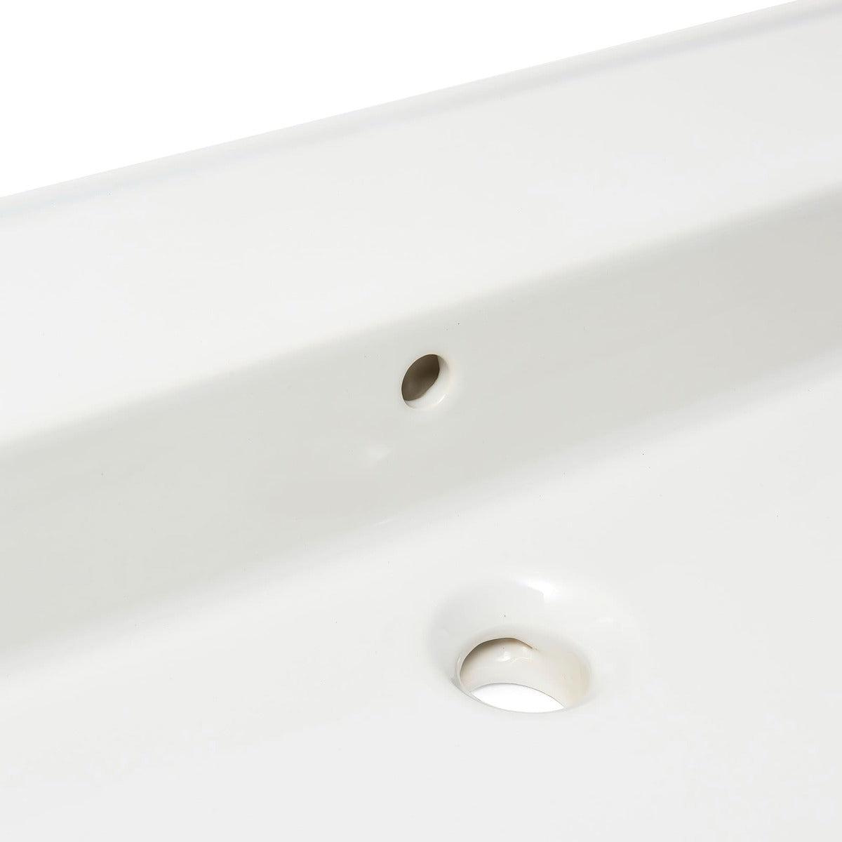 SATINF12046 SAT Infinitio 121 x 47 cm dvojni keramični umivalnik z 2 odprtinama