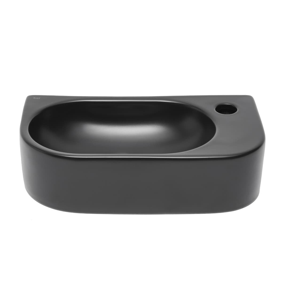 SATINF4021BKM SAT Infinitio 40 x 21,5 cm pravokotni stenski keramični umivalnik