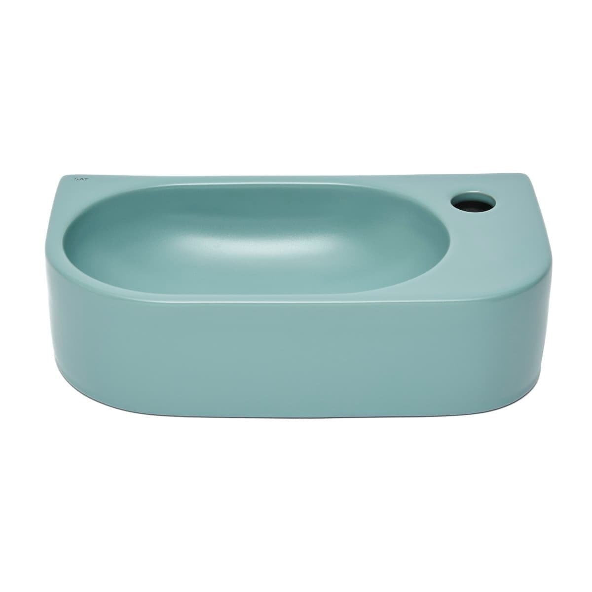 SATINF4021LGEM SAT Infinitio 40 x 21,5 cm pravokotni stenski keramični umivalnik