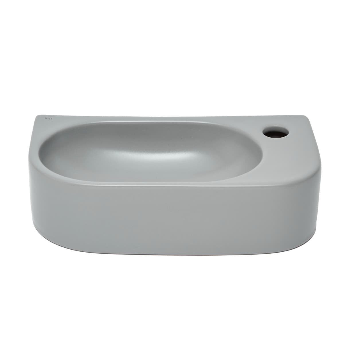 SATINF4021LGRM SAT Infinitio 40 x 21,5 cm pravokotni stenski keramični umivalnik