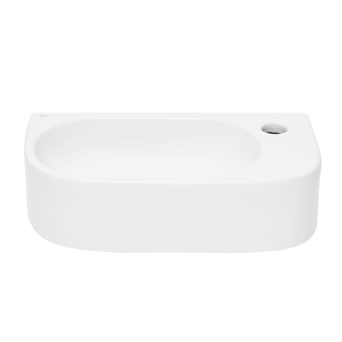 SATINF4021 SAT Infinitio 40 x 21,5 cm pravokotni stenski keramični umivalnik