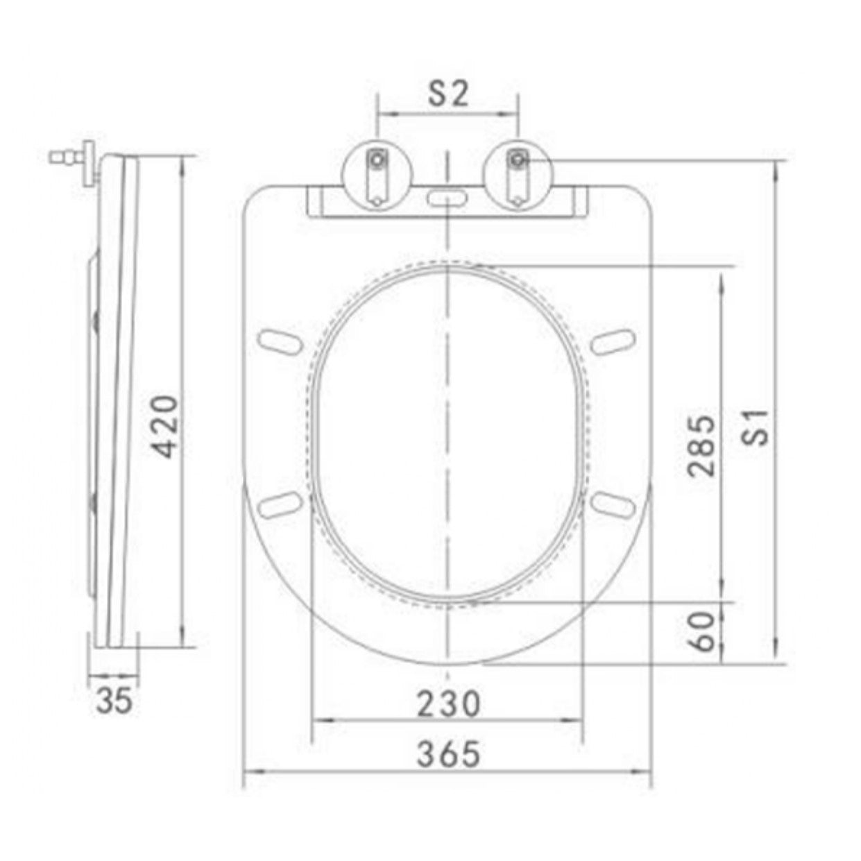 SATINFPWM SAT Infinitio WC deska – Soft Close