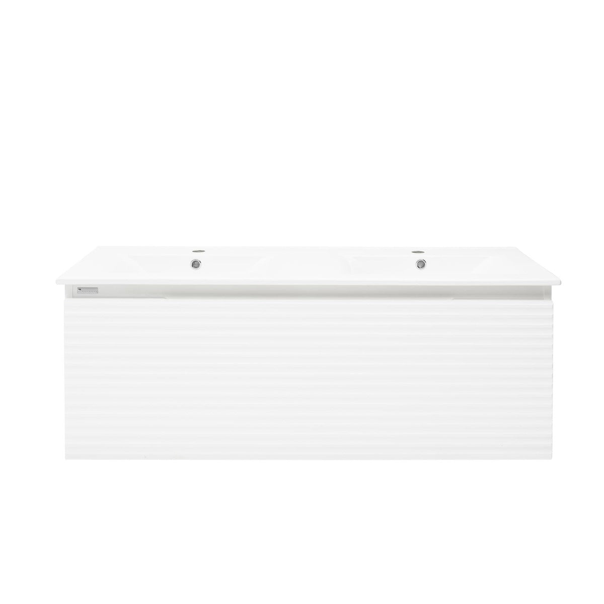 SAVONA120BI Naturel Savona 118 x 45 cm dvojni umivalnik z omarico