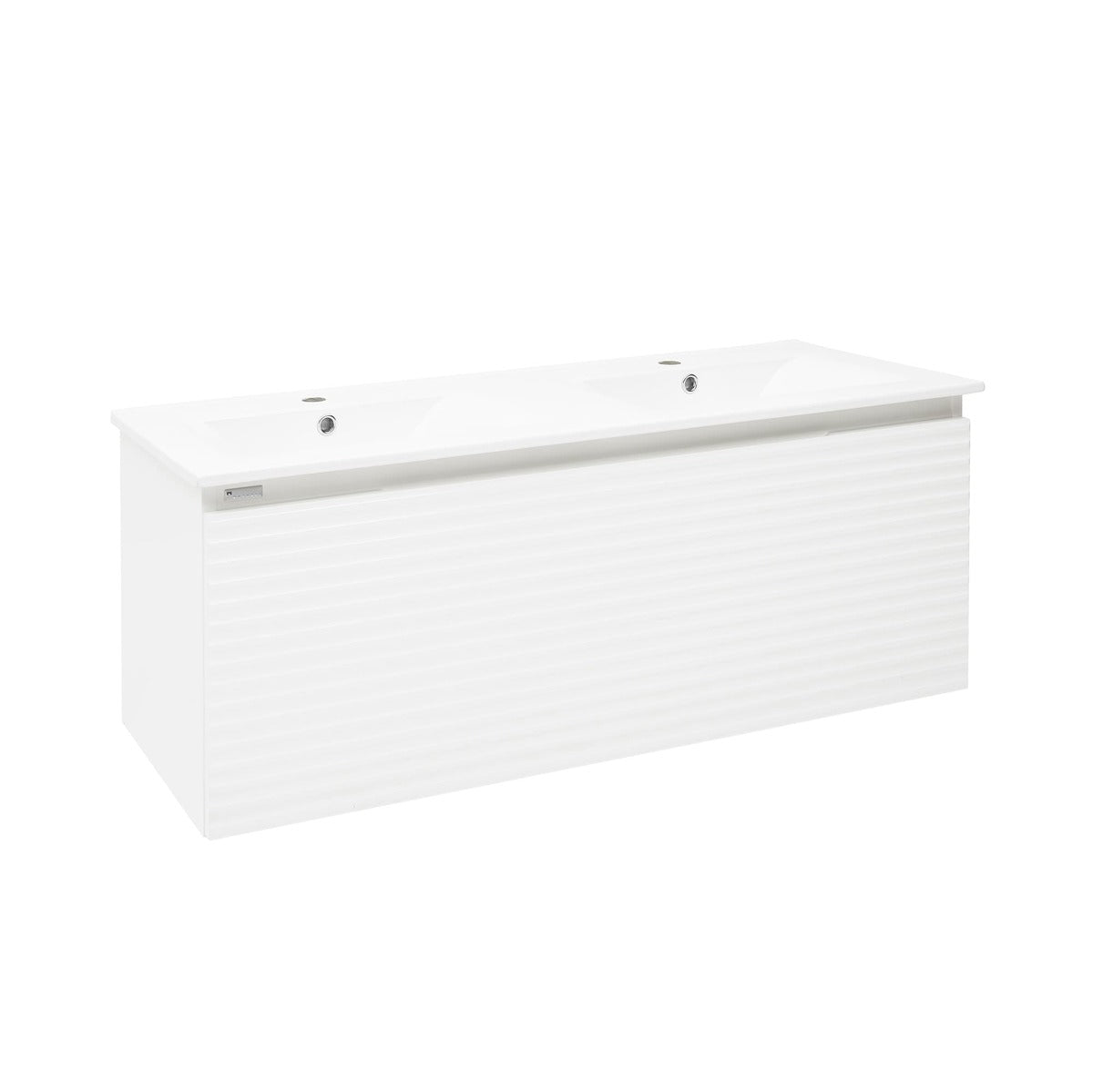 SAVONA120BI Naturel Savona 118 x 45 cm dvojni umivalnik z omarico