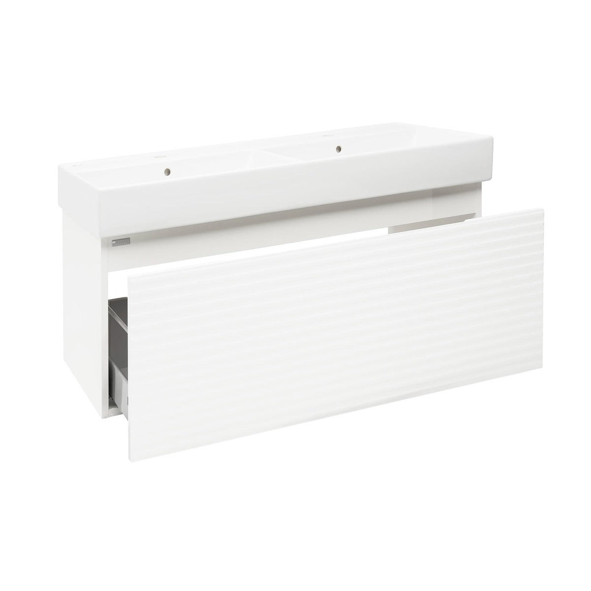 SAVONA120BIU2 Naturel Savona 118 x 45 cm dvojni umivalnik z omarico