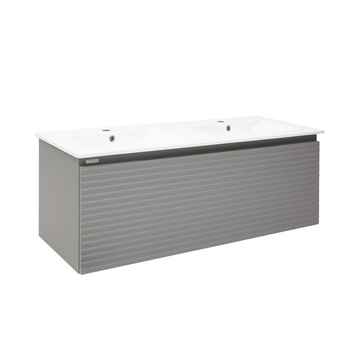 SAVONA120GM Naturel Savona 118 x 45 cm dvojni umivalnik z omarico
