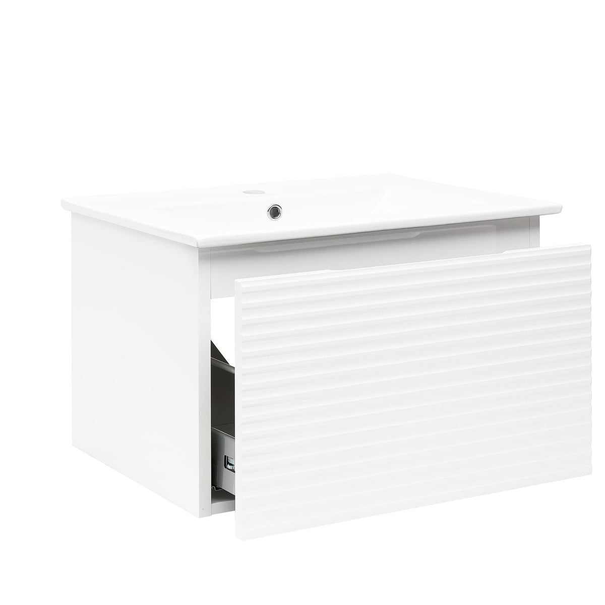 SAVONA60BI Naturel Savona 58 x 45 cm umivalnik z omarico