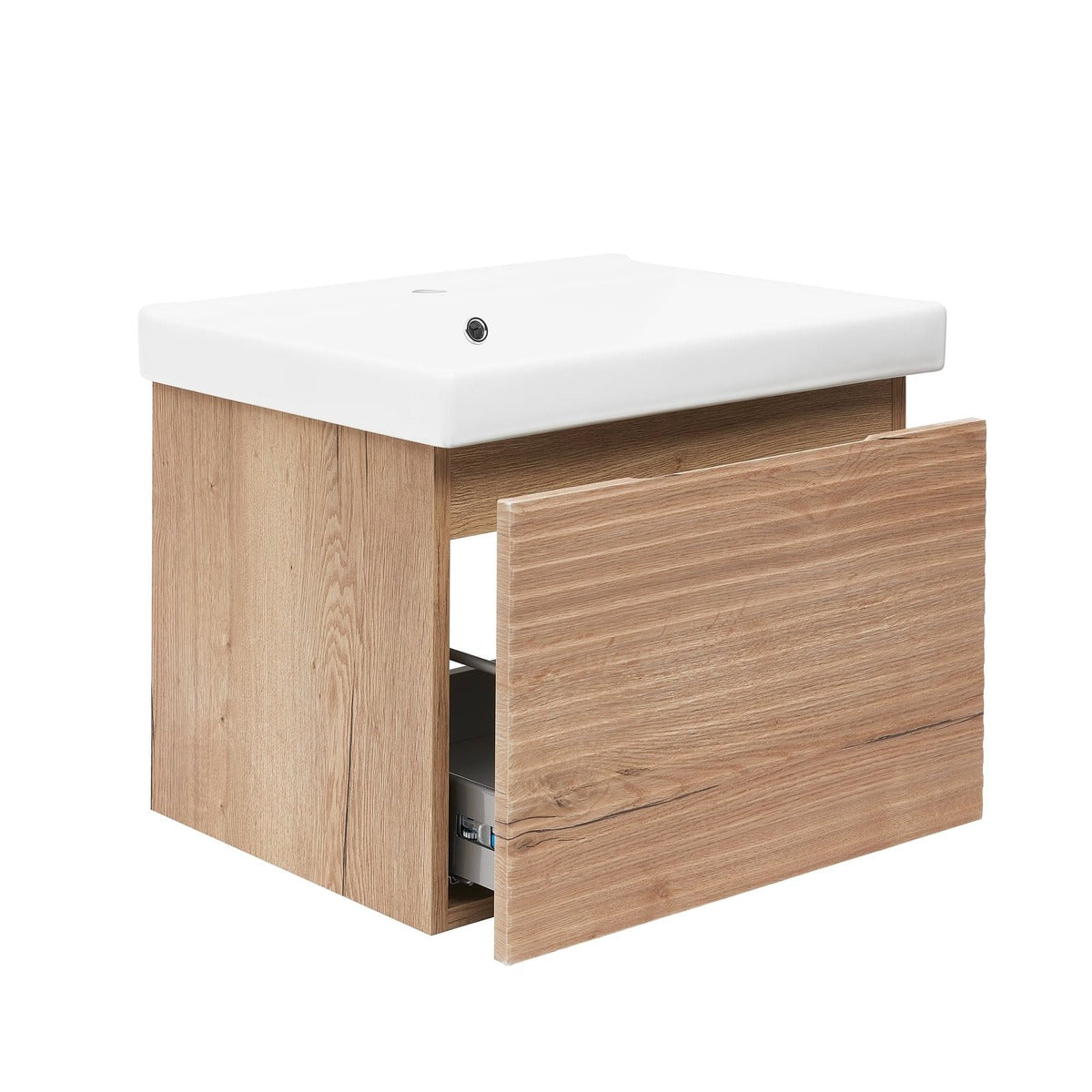 SAVONA60DHU1 Naturel Savona 58 x 45 cm umivalnik z omarico