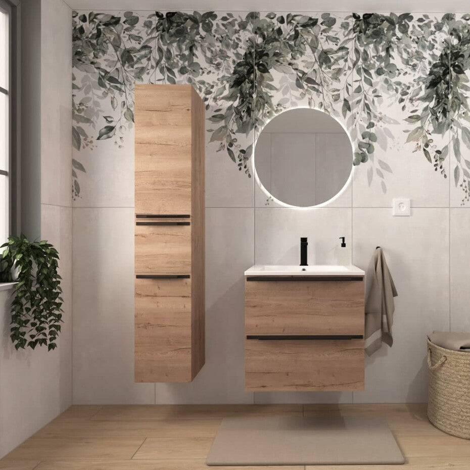 NOBIA60ZDS Naturel Nobia 60 x 46 cm umivalnik z omarico