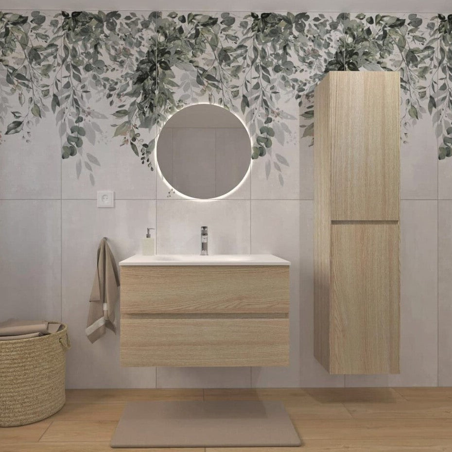 VERONA86BMSD Naturel Verona 86 x 52 cm umivalnik z omarico