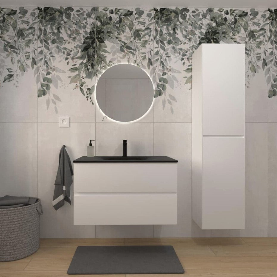 VERONA86CMBM Naturel Verona 86 x 52 cm umivalnik z omarico