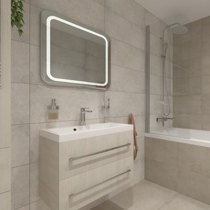 CUBE2100ZDC Naturel Cube Way 100 x 40 cm umivalnik z omarico