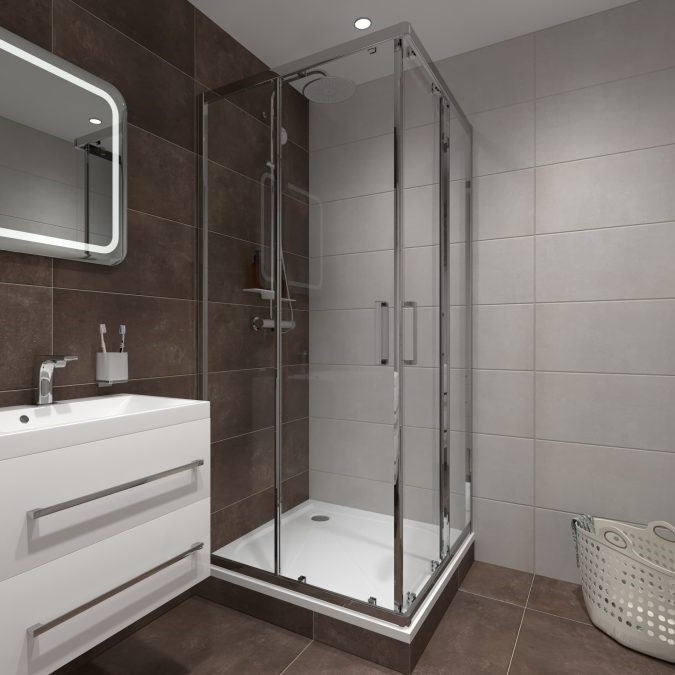 SIKOTEXQ90CRT SAT TEX 90 x 90 kvadratna tuš kabina