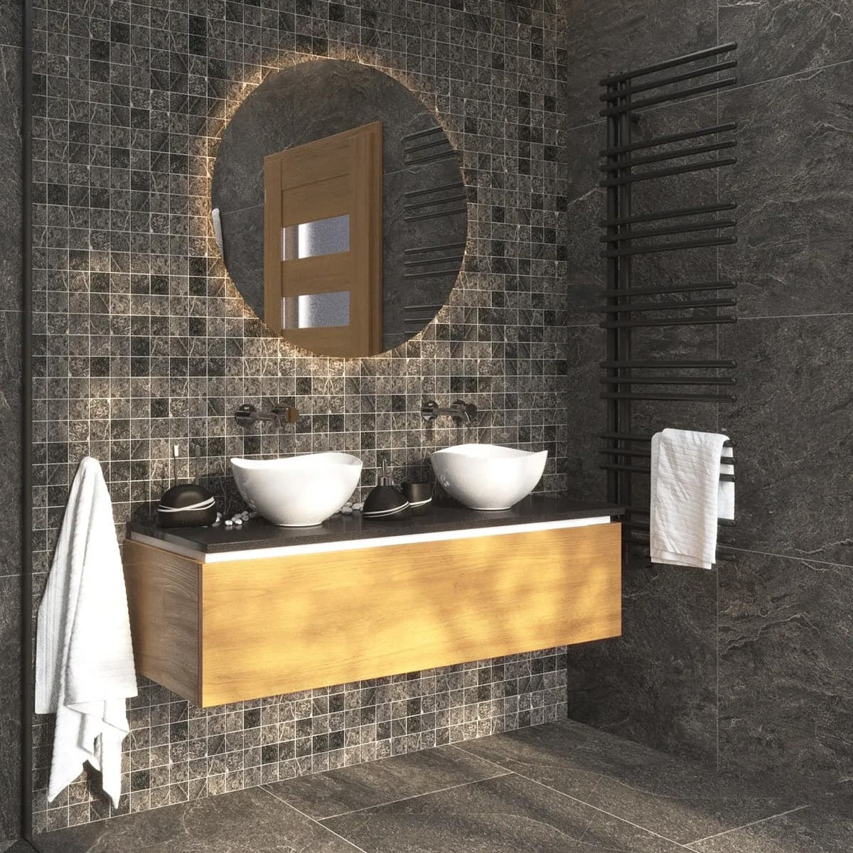 SATFEEL120DMZ SAT Feel 120x46 cm omarica za umivalnik z granitnim pultom