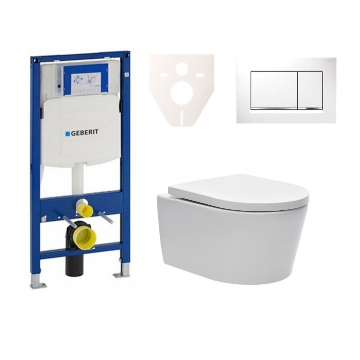 SIKOGES3W5 SAT Brevis wc školjka s kompletom Geberit Duofix 111.300.00.5 Sigma30