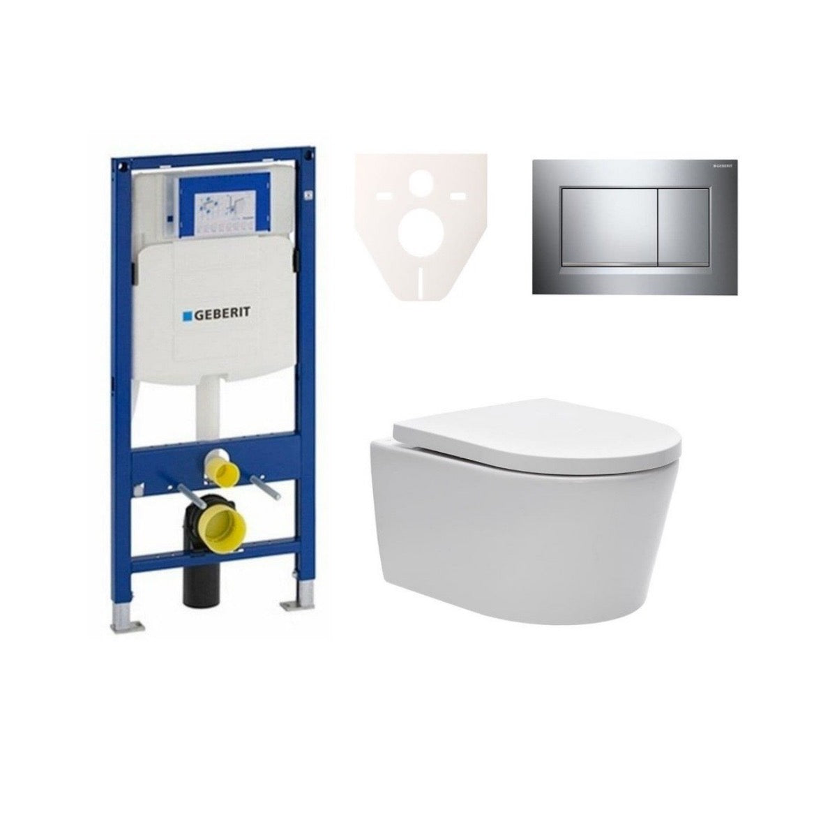 SIKOGES3W6 SAT Brevis wc školjka s kompletom Geberit Duofix 111.300.00.5 Sigma30
