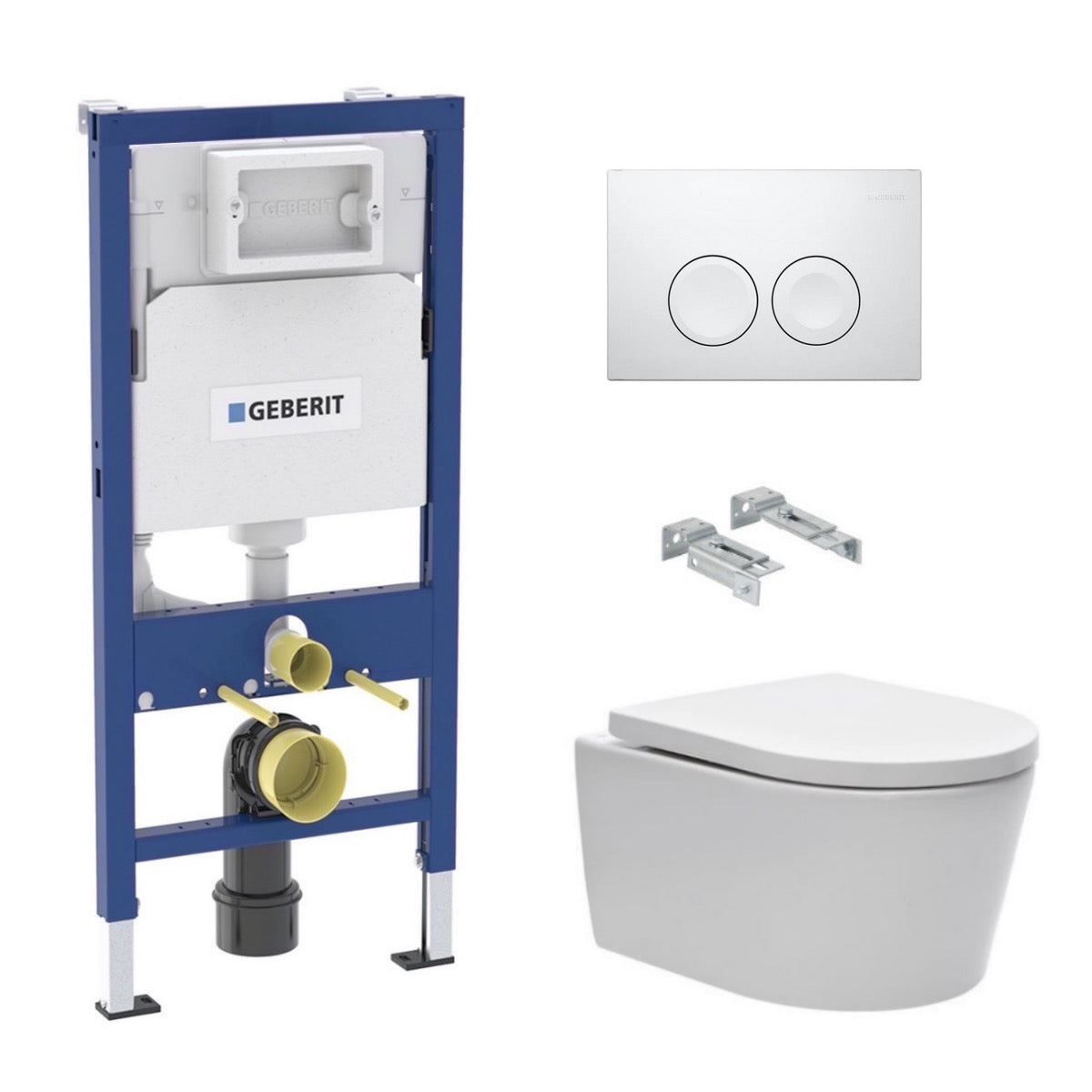 SIKOGES7W1S SAT Brevis wc školjka s kompletom Geberit Duofix 111.153.00.1