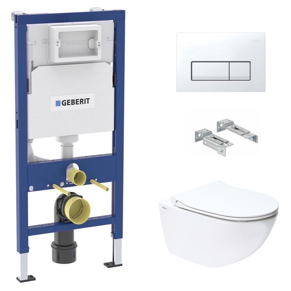SIKOGESINFD50 SAT Infinitio wc školjka s kompletom Geberit Duofix 458.103.00.1