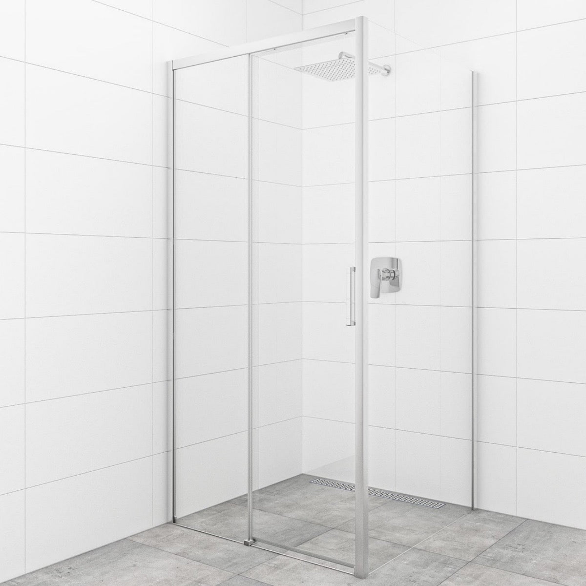 SIKOTEXDBB120S80 SAT TEX 120 x 80 cm pravokotna tuš kabina brez okvirja