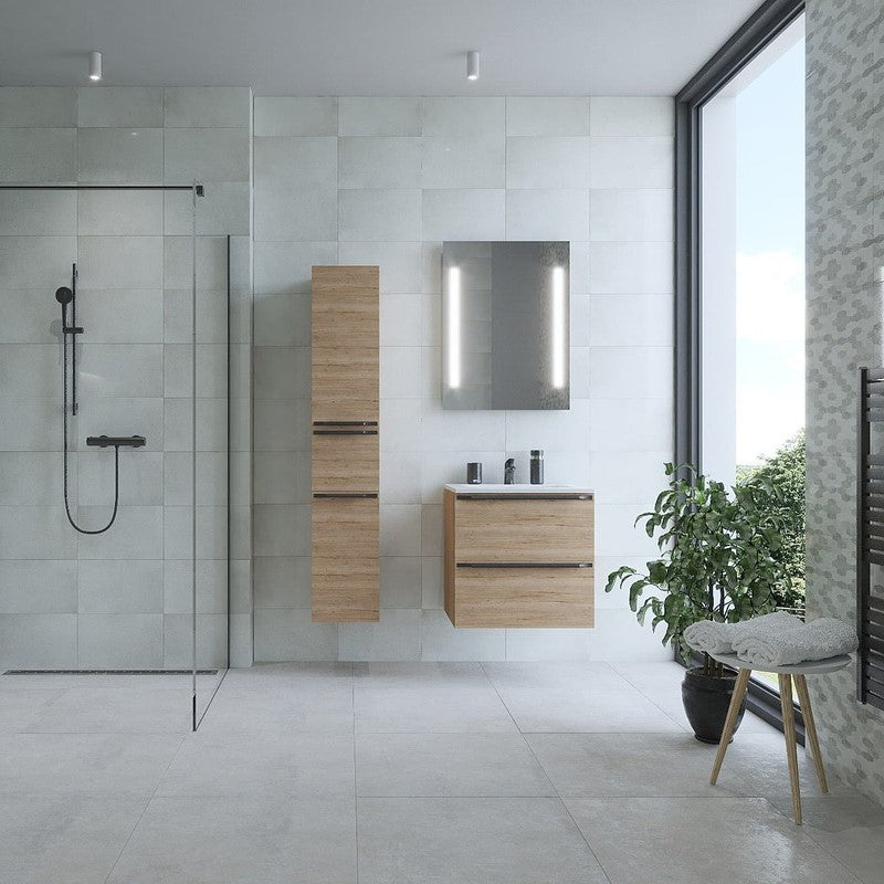 NOBIA60ZDS Naturel Nobia 60 x 46 cm umivalnik z omarico