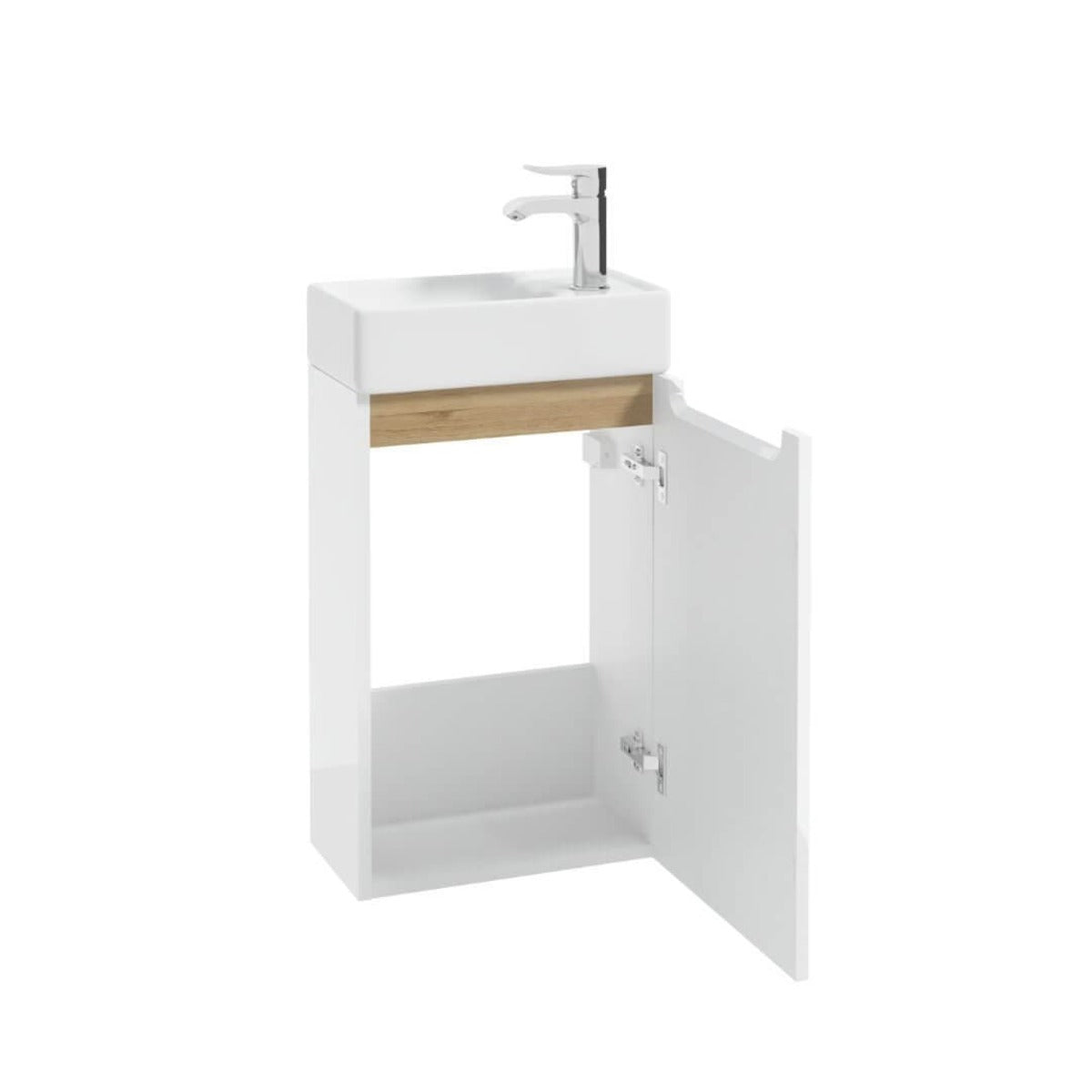 STILLAD04008U Naturel Stilla 39 x 22 cm umivalnik z omarico