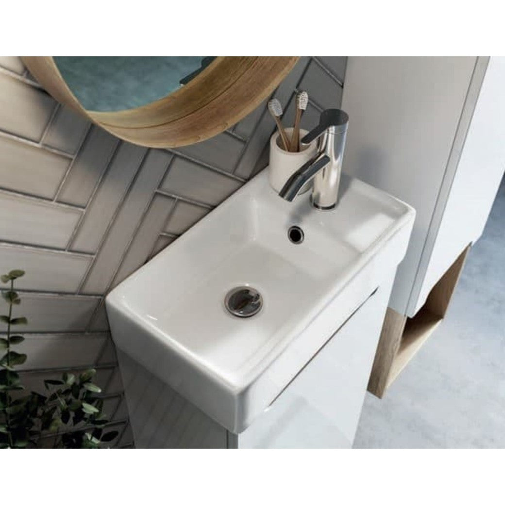 STILLAD04008U Naturel Stilla 39 x 22 cm umivalnik z omarico