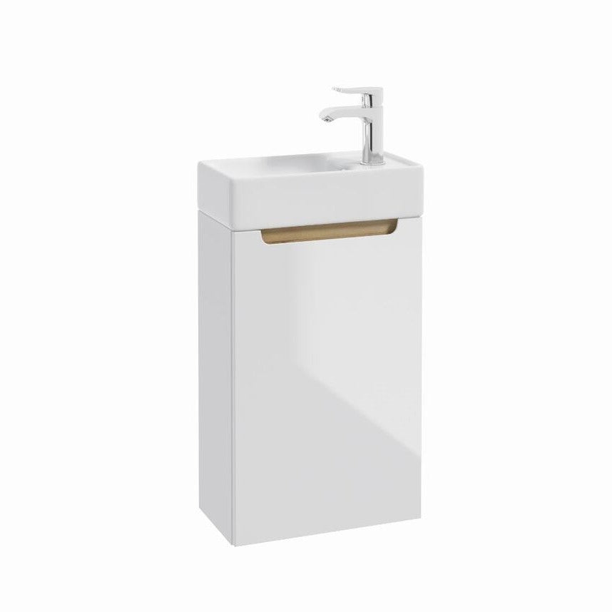 STILLAD04008U Naturel Stilla 39 x 22 cm umivalnik z omarico