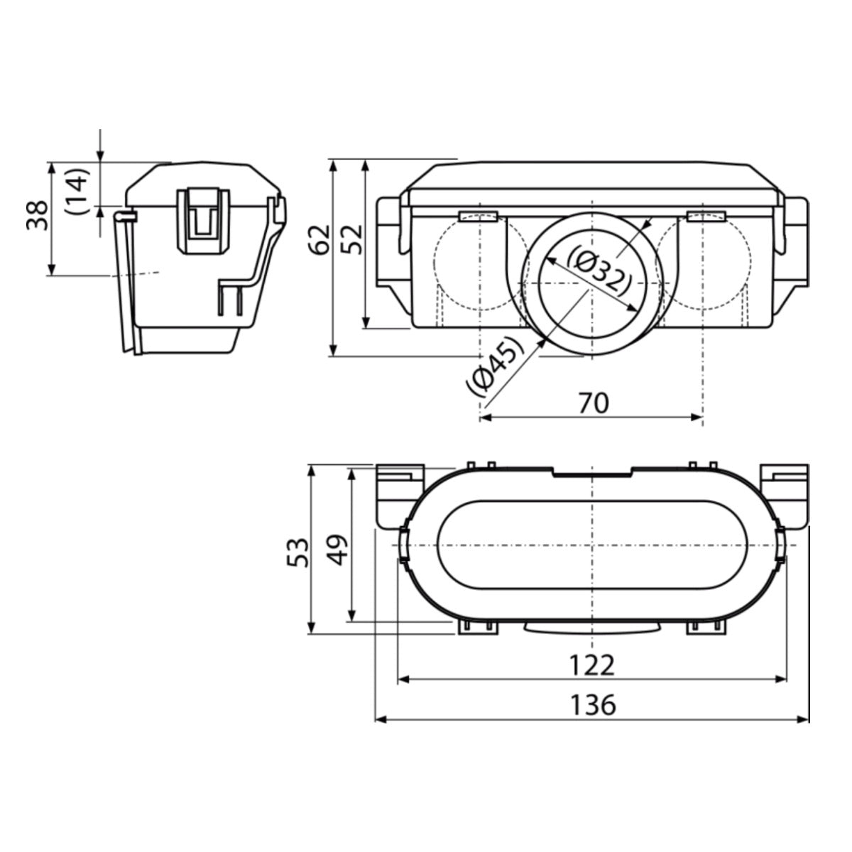 P065 Alcaplast sifon za tuš kanaleto