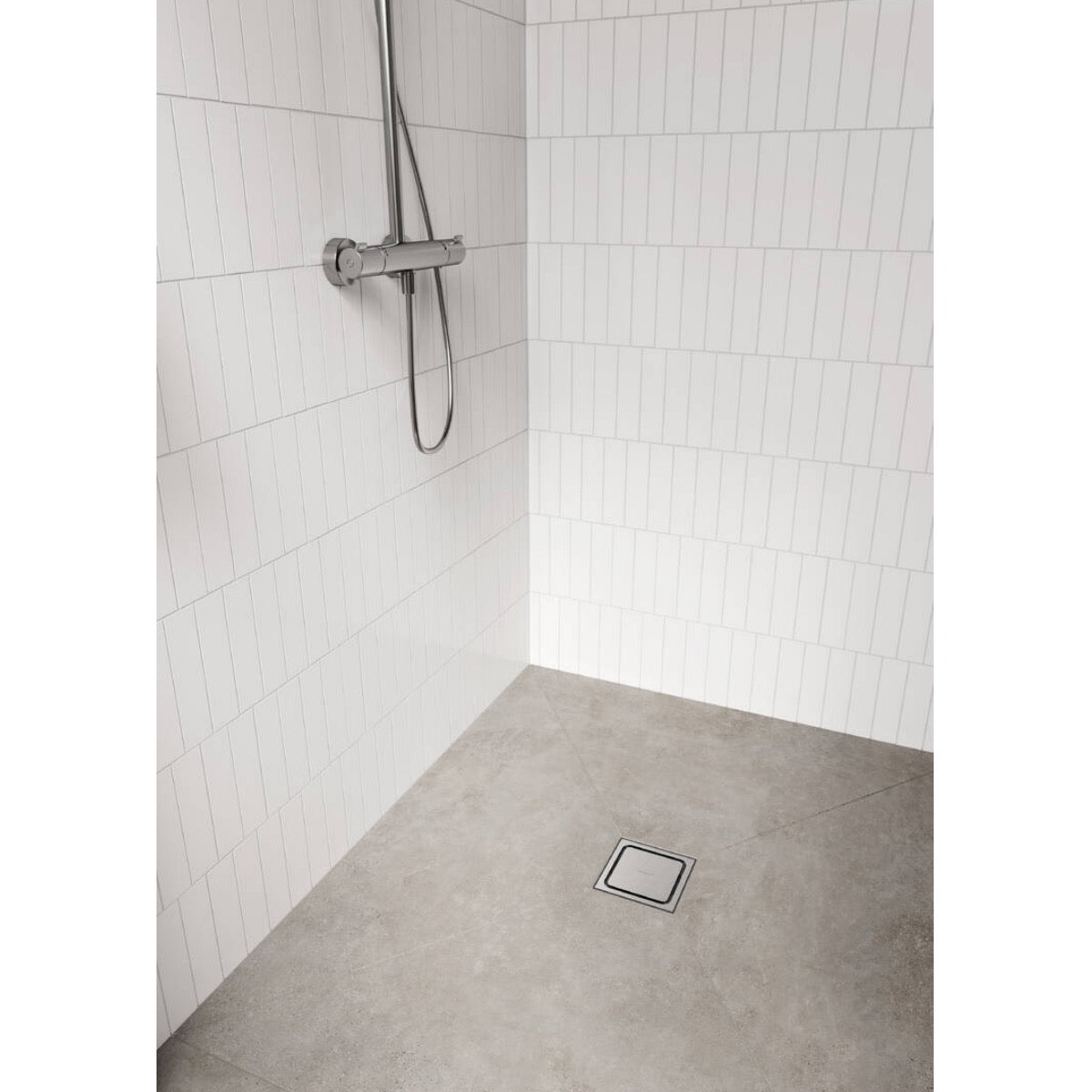 56055800 Hansgrohe RainDrain Spot 150 x 150 mm talni sifon