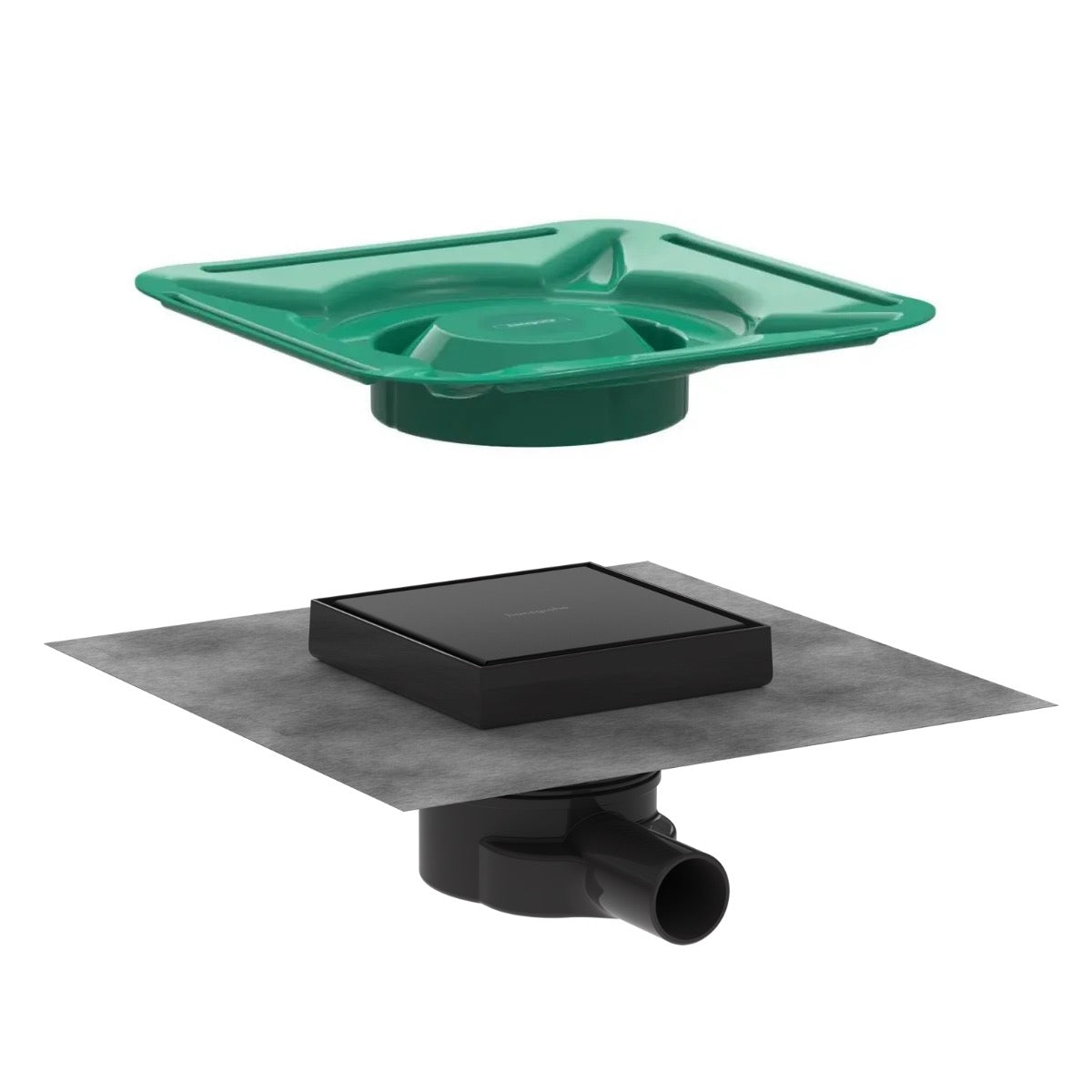 56249670 Hansgrohe RainDrain Point 150 x 150 mm talni sifon