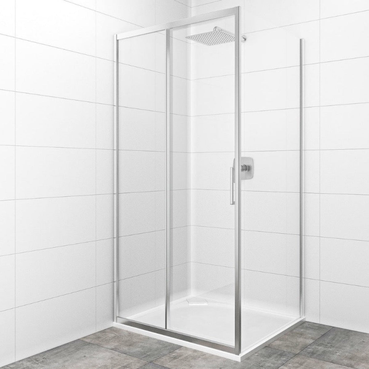 SIKOTEXD100STENA80 SAT TEX 100 x 80 cm pravokotna tuš kabina