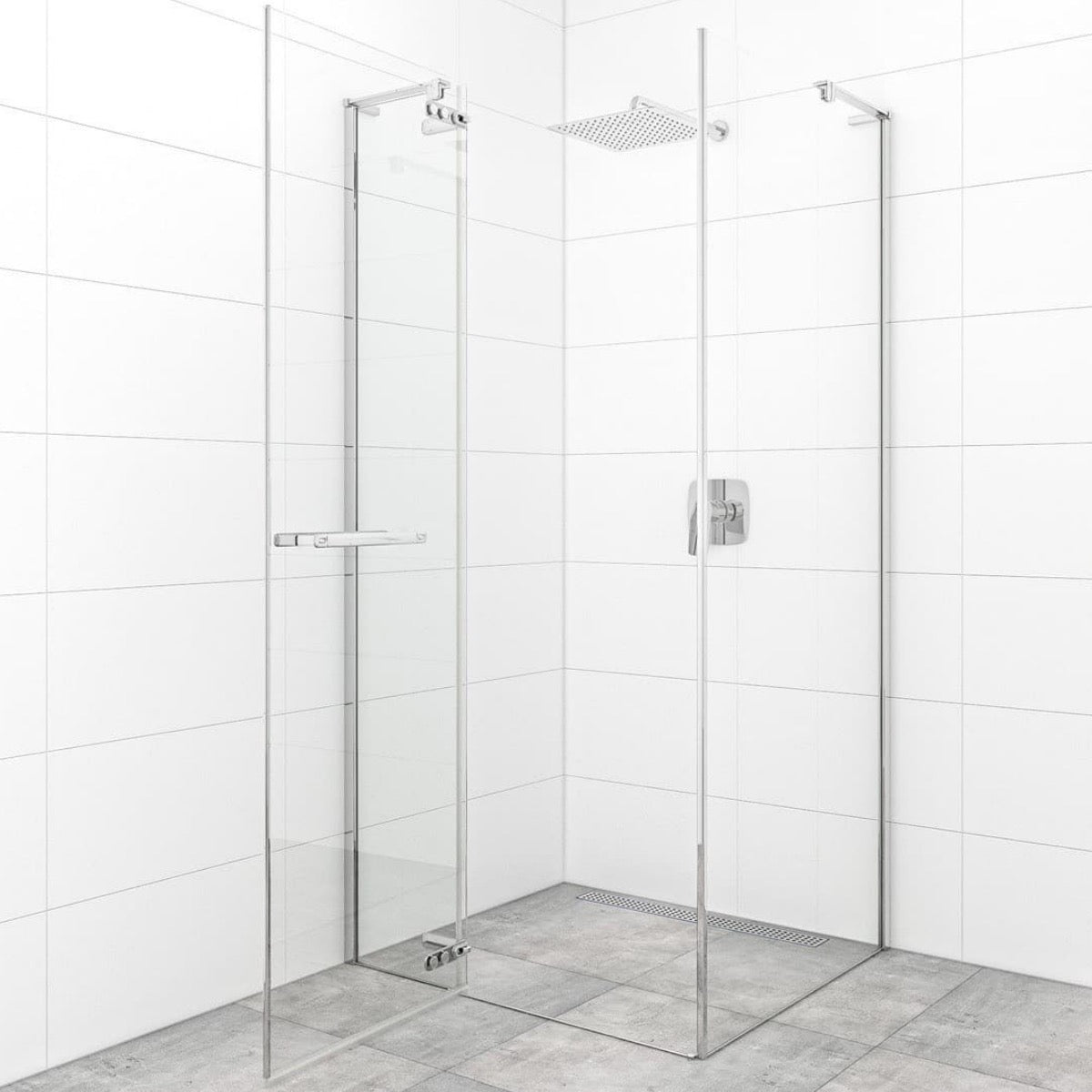 SATTGDN120S80 SAT TGD NEW 120 x 80 cm pravokotna tuš kabina brez okvirja