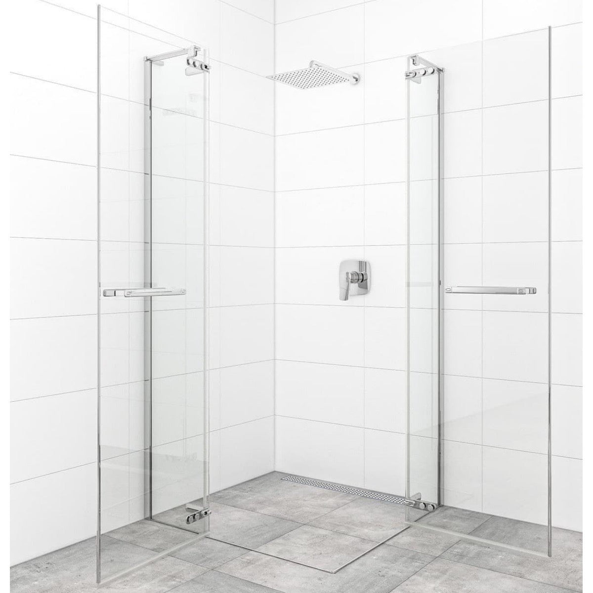 SATTGDN8080 SAT TGD NEW 80 x 80 cm kvadratna tuš kabina brez okvirja